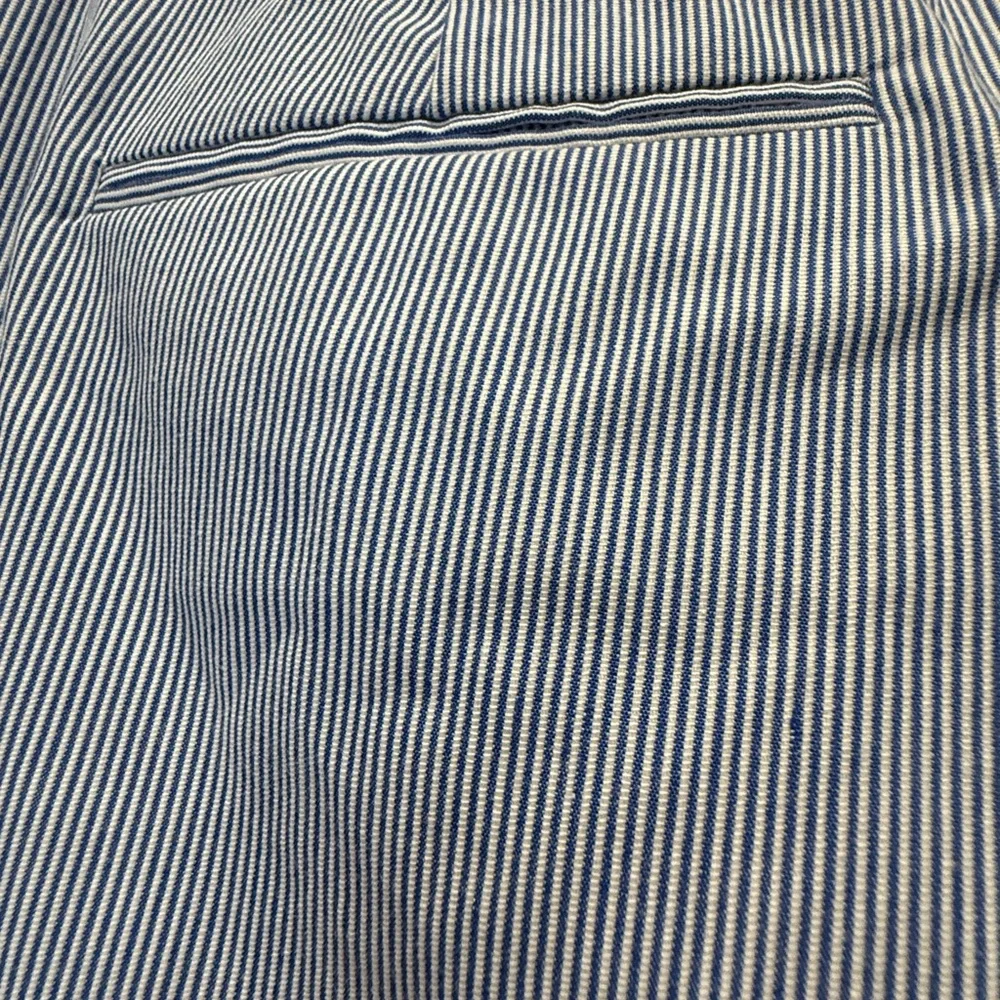 Brooks Brothers‎ light Blue Seersucker Striped pants size 12 derby Catherine fit